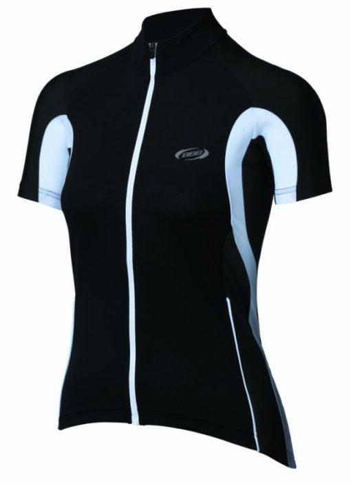 Maillot court femme Powergirl noir-blanc, XL