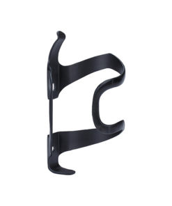 Porte-bidon Sidecarbon gauche noir mat, UD-Carbon 29g, vis alu incluses