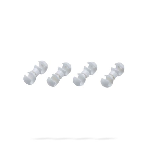 KABELFIXIERUNG Ø4/5MM, 4 STK. WEISS