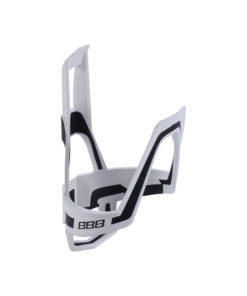 Support pour bidons Dualcage blanc-noir mat, Composite 37g, vis inox incluses