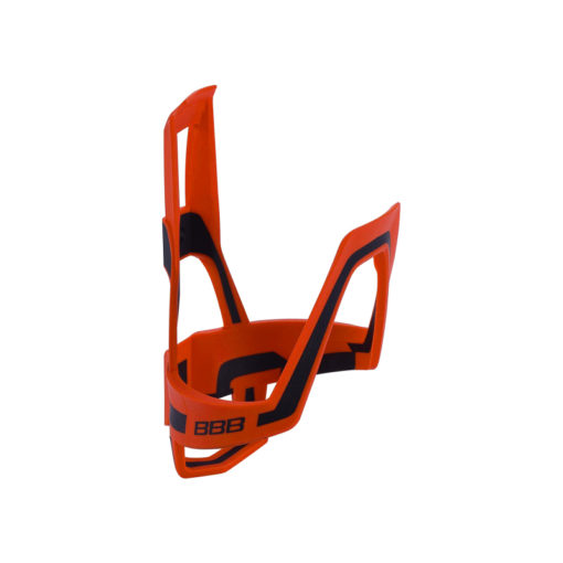 Porte-bidons Dualcage orange-noir mat, composite 37g, vis inox incluses