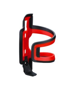 Porte-bidons DualAttack noir-rouge mat, composite 42g, vis inox incluses