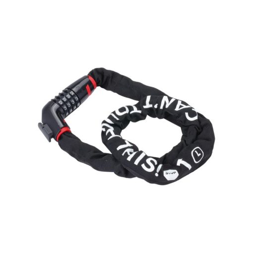 Serrure à combinaison Powerlink noire chaîne 5 x 5 x 1000mm