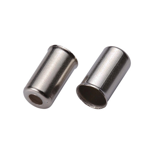 Anschlaghülse Kupfer 5mm silber 150 Stück