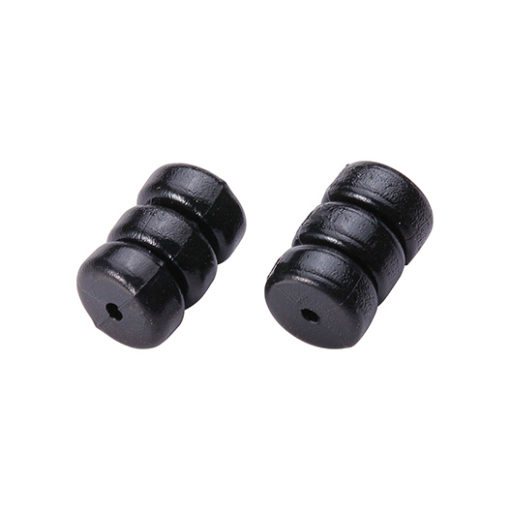 Rahmenschutz Silicon für Kabel bis 1.8mm 150x3 Stück Kabeldonuts, schwarz