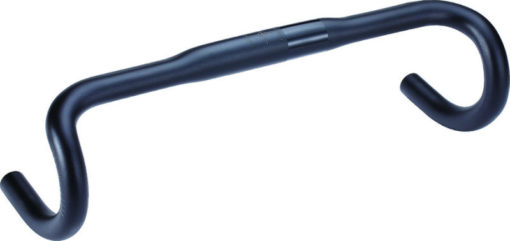 Rennrad Lenker Alu Ø31.8mm 42cm schwarz Drop 125mm, reach 70mm, 337g (42cm)