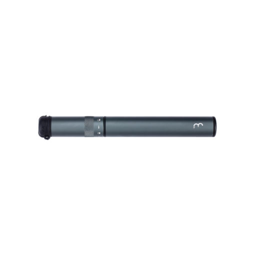 Mini-pompe télescopique 21cm 9bar 123g gris Modèle Samurai, Presta/Schrader/Dunlop