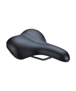 Sattel City mittelweich unisex 460g Haltung 75° schwarz 190 x 250 mm