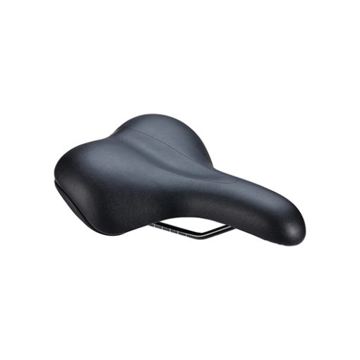 Sattel City mittelweich unisex 460g Haltung 75° schwarz 190 x 250 mm
