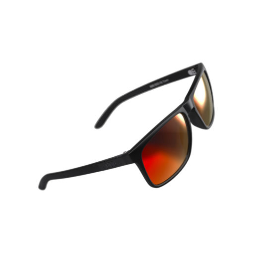 Lunettes de loisirs Town noir mat rouge Polarised PC MLC rouge verres