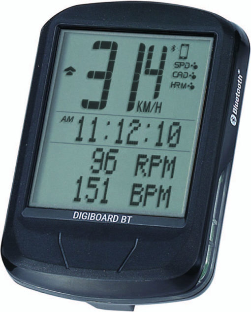 Ordinateur DigiBoard 42 fonctions noir ANT+, avec capteurs de cadence + vitesse