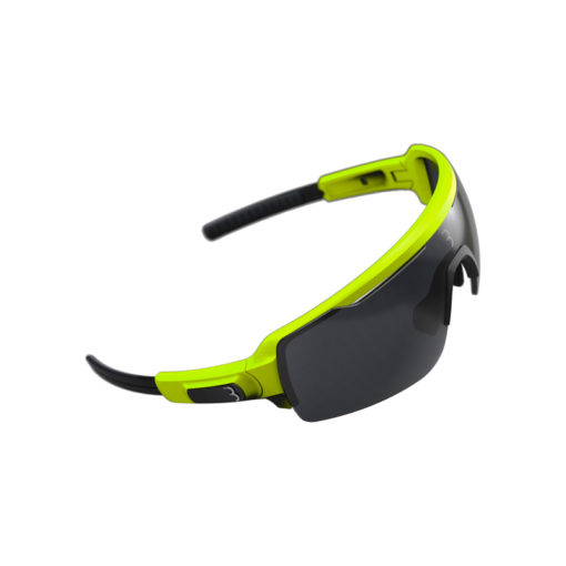 Lunettes jaune fluo mates / verres noirs modèle Commander
