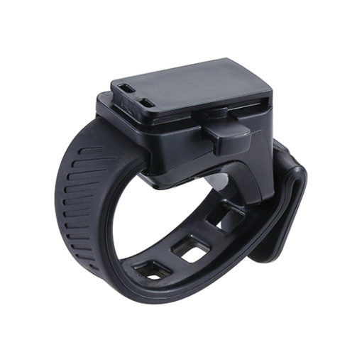 Bande silicone support guidon StrapFix pour phare avant BBB, Ø22-45mm, 0°, 24g