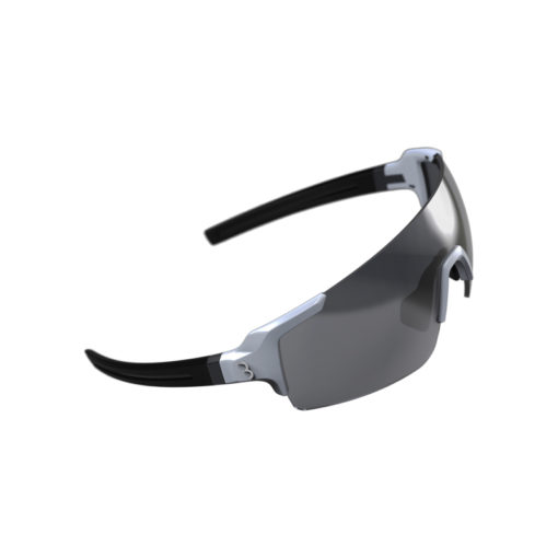 Lunettes Fullview MLC, blanc brillant avec verres supplémentaires transparents et jaunes