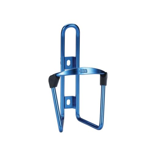 Support de bidon en aluminium anodisé bleu avec vis CNS