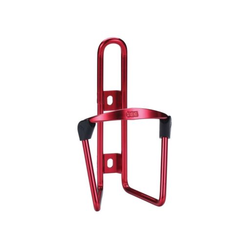 Support de bidon en aluminium anodisé rouge avec vis CNS