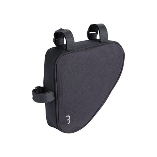Sacoche de cadre 150x40x150mm noire optimale pour accessoires, antivols etc.
