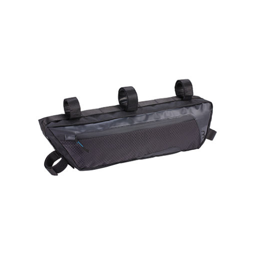 Sacoche pour tube supérieur 5.0L 50x7x16cm noir 2 fermetures éclair latérales
