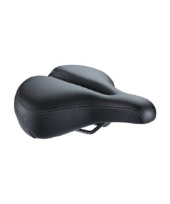 Sattel City-vertikal anatomic 225x265mm schwarz, Soft