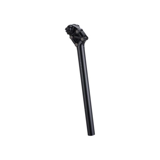 Gefederte Stütze Ø27.2x400mm schwarz mat gegen Schläge/Vibrationen, Kautschuk
