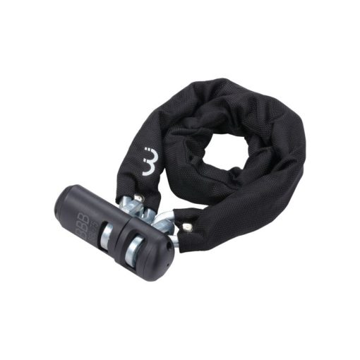 Serrure à clé SecureChain noire chaîne 9x9x900mm, SafetyLevel 11/12