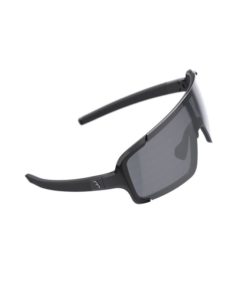 Chester verre MLC Smoke/cadre noir brillant, verre miroir