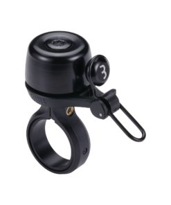 Glocke Noisy Plus Messing schwarz mit Klemmbefestigung