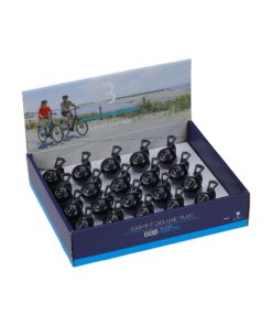 Glocke Easyfit Deluxe Plus schwarz mit Klemmbefestigung 20 Stück