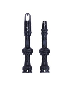 Tubless Ventil Alu/schwarz, 40mm, removable, 2 Stück Tubless Ventil Alu/schwarz, 40mm, removable, 2 Stück