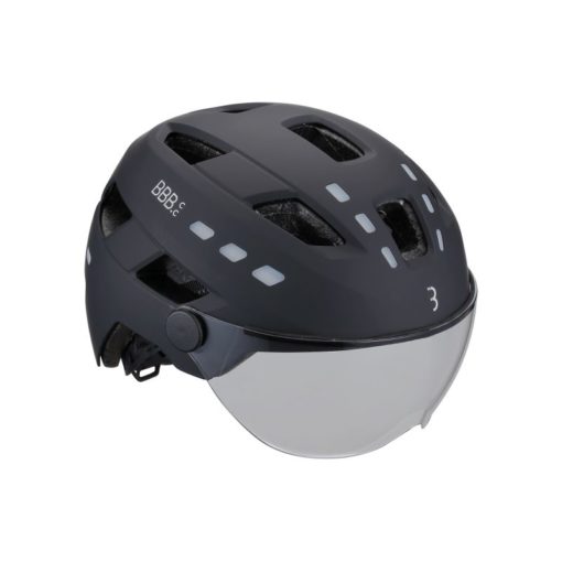 Helm District LED Faceshield unisize M/L (55-60cm), mit Licht, USB-Akku