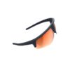 Brille Comet olive, amber flash Rahmen matt, Glas verspiegelt