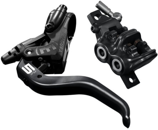 MT 5 Next links/rechts 2.2m schwarz/grau 4-Kolbenbremse, 2-Finger Alu Hebel