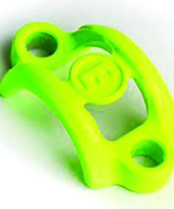 Klemmschelle Alu neon-gelb 1 Stk., Disc ohne Schrauben