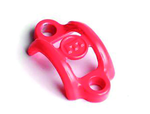 Klemmschelle Alu neon-rot 1 Stk., Disc ohne Schrauben