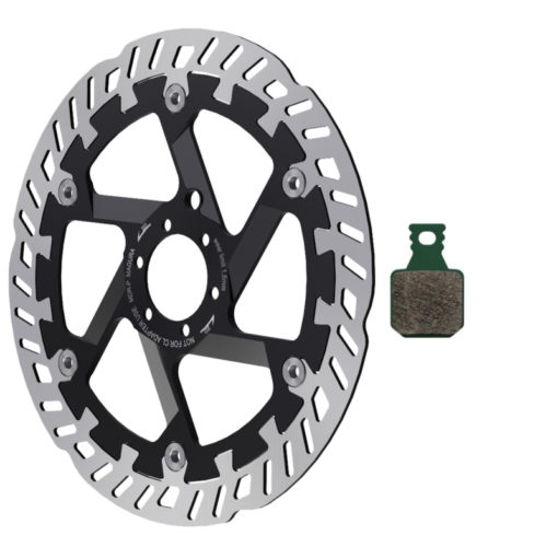 MT eSTOP   Kit 203/P - 8.S: Disc MDR-P 6-Loch und Bremsb. 8.S,Sport (VE =1 Set)