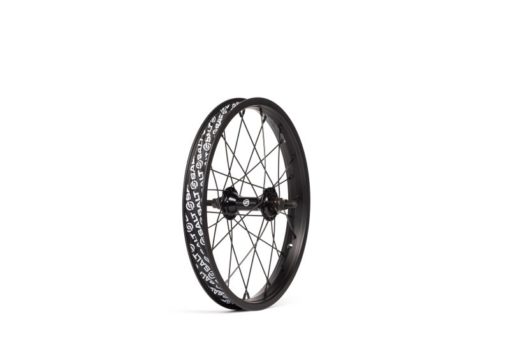 SALT ROOKIE VORDERRAD 16 SCHWARZ 28L SINGLEWALL, 3/8 ACHSE