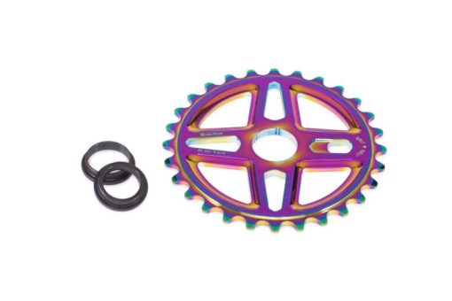 SALTPLUS CENTER ALU CNC KETTENBLATT 25Z OILSLICK, INCL. 19 & 22MM ADAPTER, 58G