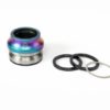 WAVE 6 int. Headset, h=6mm, oilslick cnc, 6061 T6 alloy WAVE 6 int. Headset, h=6mm, oilslick cnc, 6061 T6 alloy