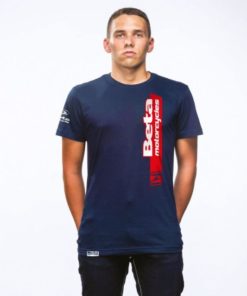 T-SHIRTS PADDOCK BLUE RED STRIPE M