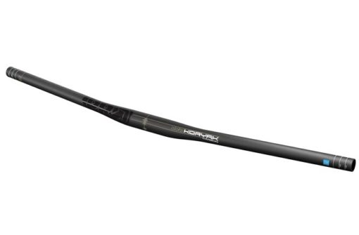 PRO Guidon VTT Koryak Flat Top carbone 74cm 31.8mm 5 rise 9D noir