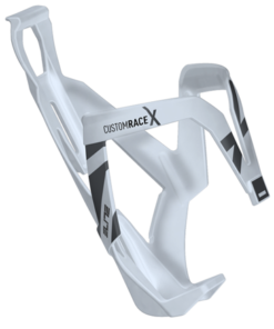 Elite Porte-bidon Custom Race X glossy blanc-gris