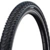 Schwalbe Pneu Marathon Mondial 700x42C Pro pliable avec bande réfléchissante black Schwalbe Pneu Marathon Mondial 700x42C Pro pliable avec bande réfléchissante black