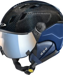 CP Ski CORAO+ Carbon Helmet blue carbon shiny/blue shiny / Visor Nr.26 L CP Ski CORAO+ Carbon Helmet blue carbon shiny/blue shiny / Visor Nr.26 L