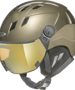 CP Ski CORAO+ Helmet tobacco shiny/tobacco soft touch / Visor Nr.32 L CP Ski CORAO+ Helmet tobacco shiny/tobacco soft touch / Visor Nr.32 L