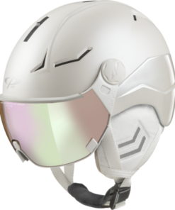 CP Ski Women COYA+ Cashmere Helmet pearl white soft touch/pearl white shiny / Visor Nr.59 M CP Ski Women COYA+ Cashmere Helmet pearl white soft touch/pearl white shiny / Visor Nr.59 M