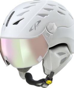 CP Ski Women CUMA Cashmere Helmet snow white soft touch/snow white soft touch / Visor Nr.59 L CP Ski Women CUMA Cashmere Helmet snow white soft touch/snow white soft touch / Visor Nr.59 L