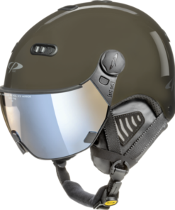 CP Ski CARACHILLO Helmet mud shiny / Visor Nr.26 L CP Ski CARACHILLO Helmet mud shiny / Visor Nr.26 L