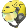 CP Ski CARACHILLO XS Helmet flash gold mirror / Visor Nr. 81 S