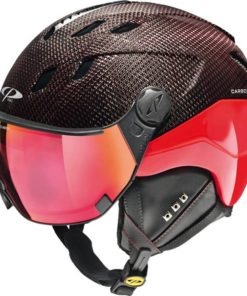 CP Ski CORAO+ Carbon Helmet red carbon shiny/red shiny / Visor Nr.28 L CP Ski CORAO+ Carbon Helmet red carbon shiny/red shiny / Visor Nr.28 L
