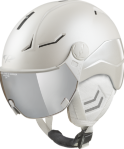 CP Ski Women COYA+ Cashmere Helmet pearl white soft touch/pearl white shiny / Visor Nr.53 M CP Ski Women COYA+ Cashmere Helmet pearl white soft touch/pearl white shiny / Visor Nr.53 M